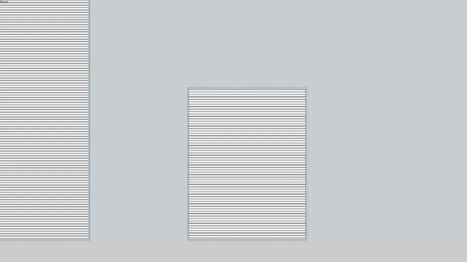 Large Aluminium Louvered Window