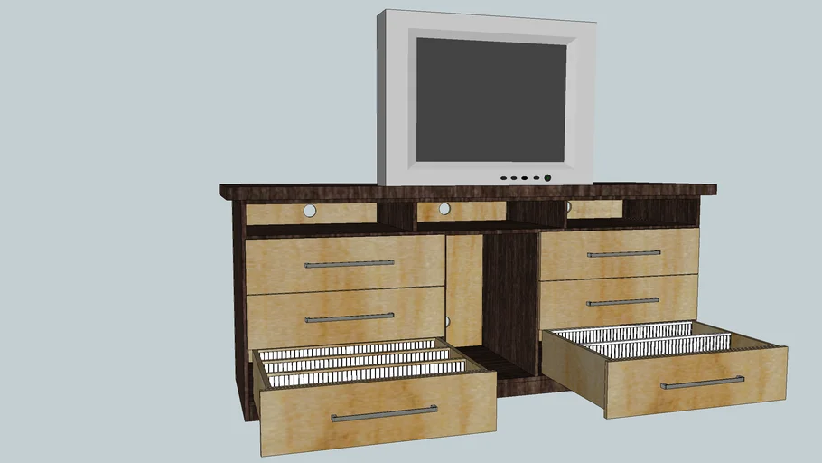 Rack para TV - Tubo