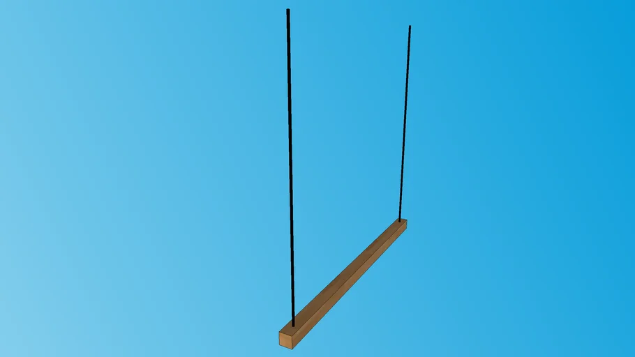 Wood Encased Fluorescent Light