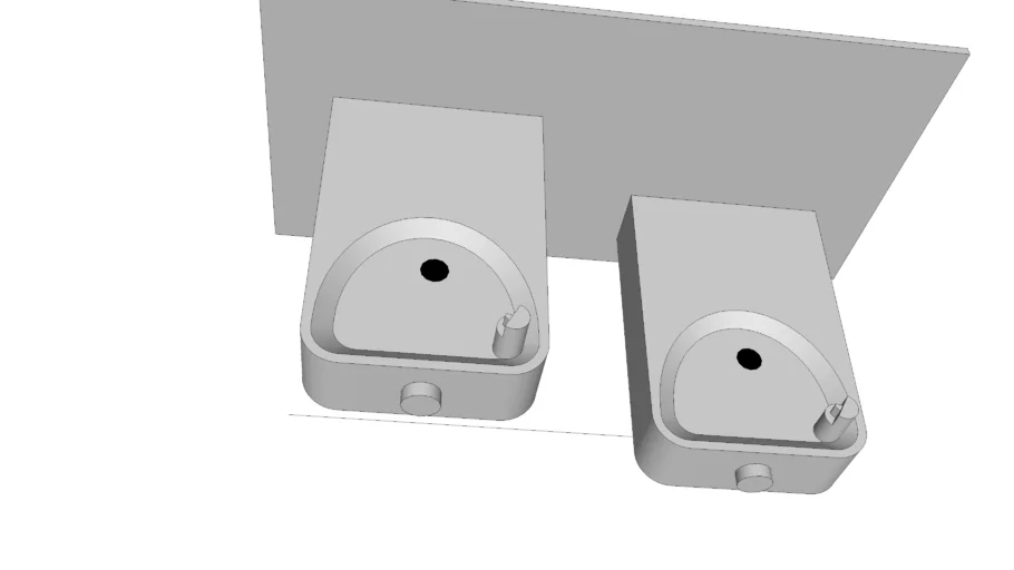 Dual Hi-Lo Drinking Fountain - Elkay Model EHWM17C