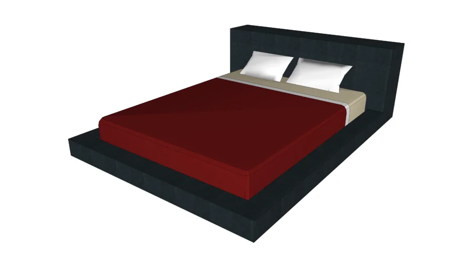 Blu Dot Dodu Queen Bed by Smart Furniture lit 2 places