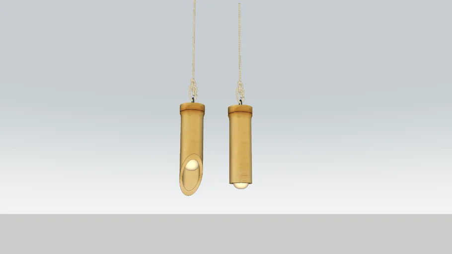 Bamboo lamp 2