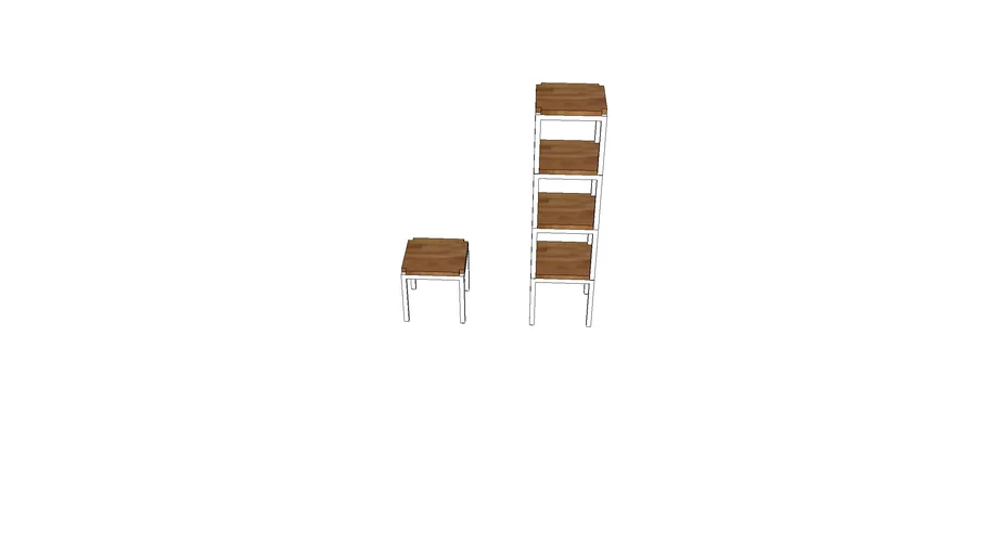 domino stool banquinho
