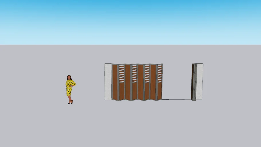 SLIDING FOLDING GATE
