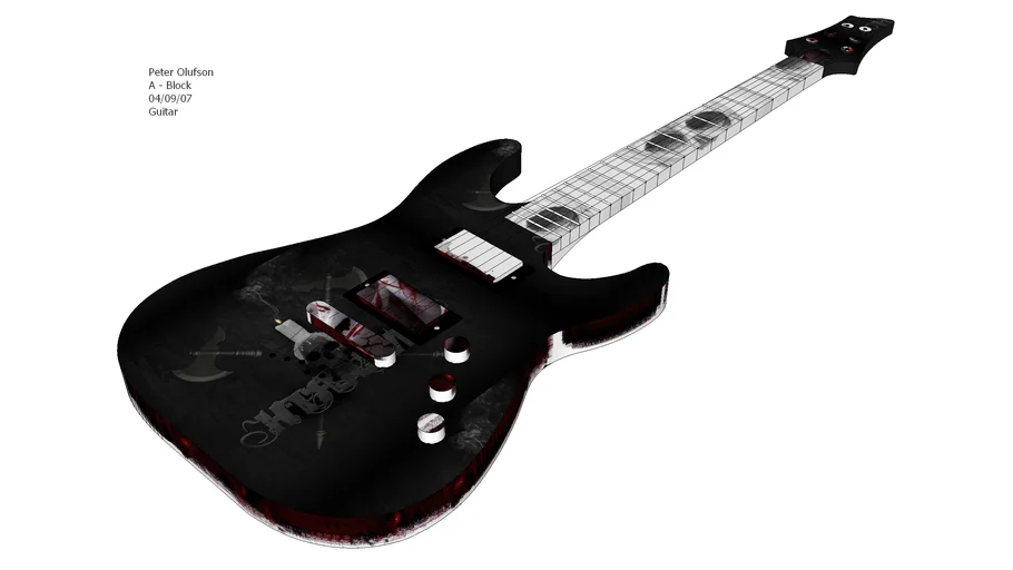 Schecter Unearth Custom Guitar