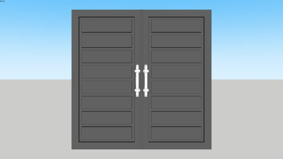 PINTU DUA ALUMUNIUM