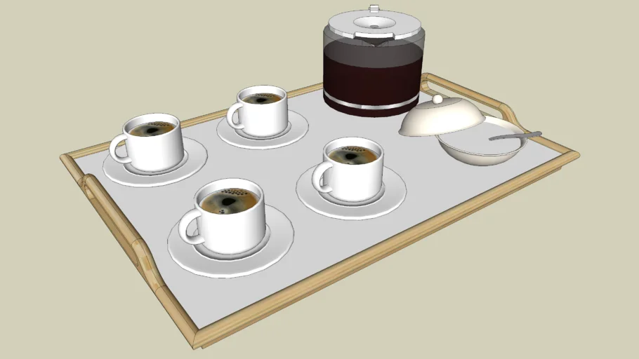 Bandeja de Café/Chá - Tea/Coffee