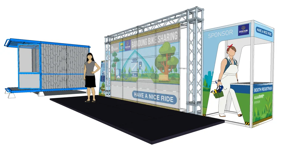 Booth Boseh Bike Bandung