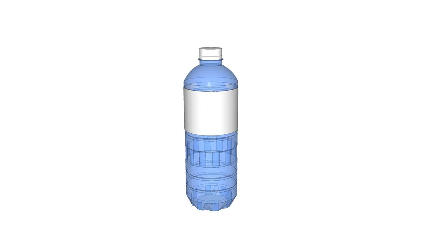 Water Bottle - Generic Clear Plastic