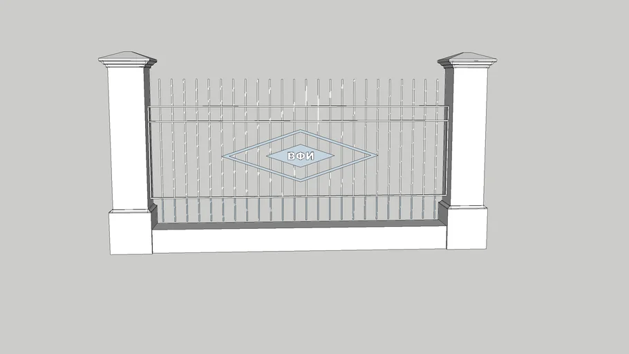 Fence, metal, fence