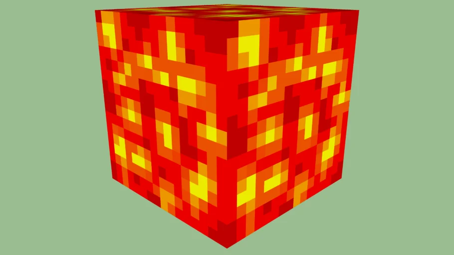 Minecraft Lava "Block" by Zapperier