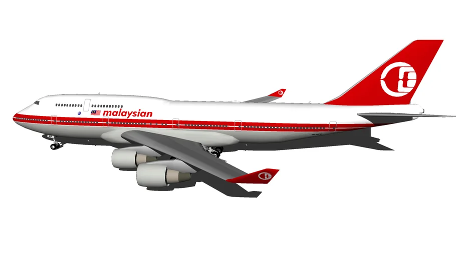 Malaysia Airlines Boeing 747-4H6 9M-MPP "1970's Retro Livery" (Special Livery 2016)
