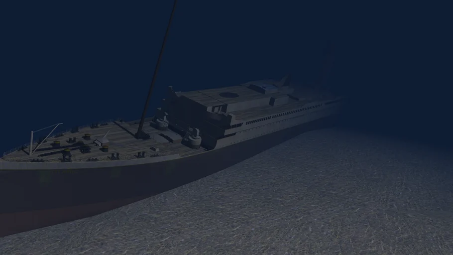 First version of the Titanic Shipwreck