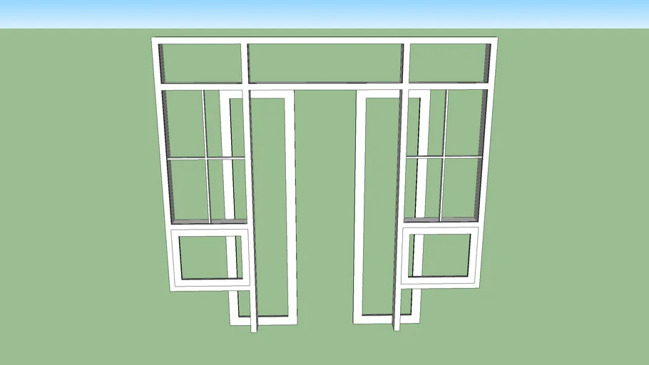 Pintu jendela alumunium