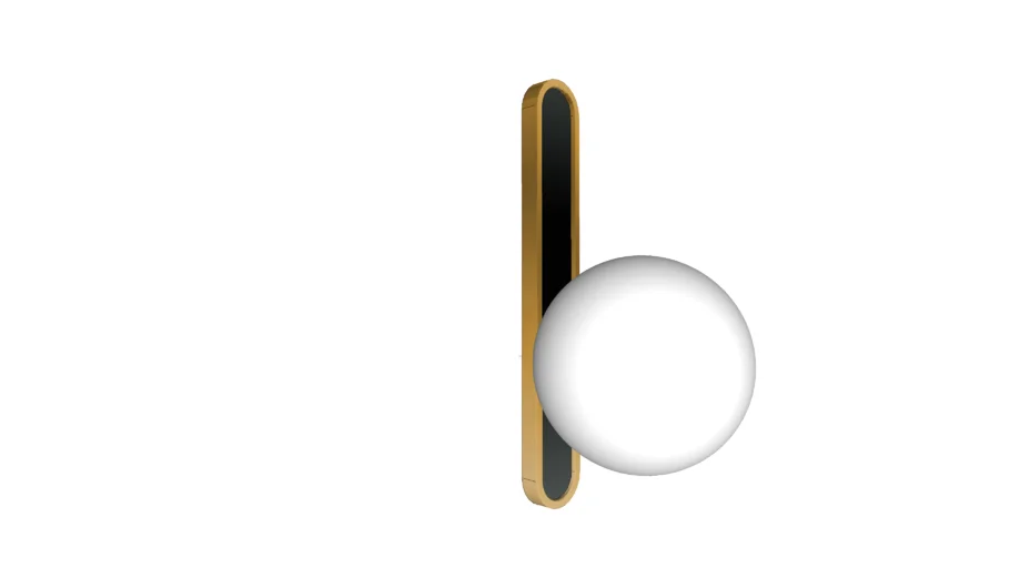 Glass Wall Lamp Modern Living Room Sconce Loft Model by Pooh