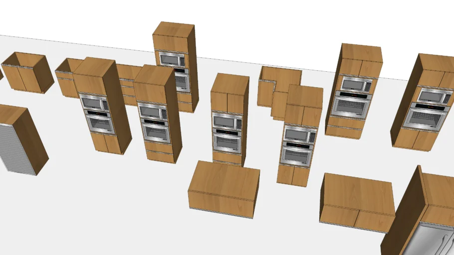Modulos para hacer una cocina