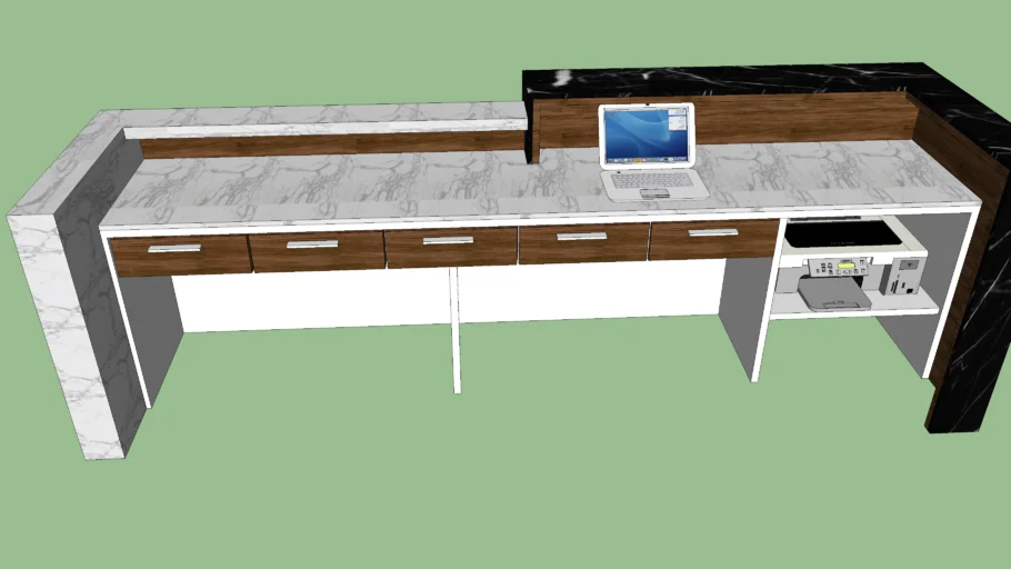 Reception desk