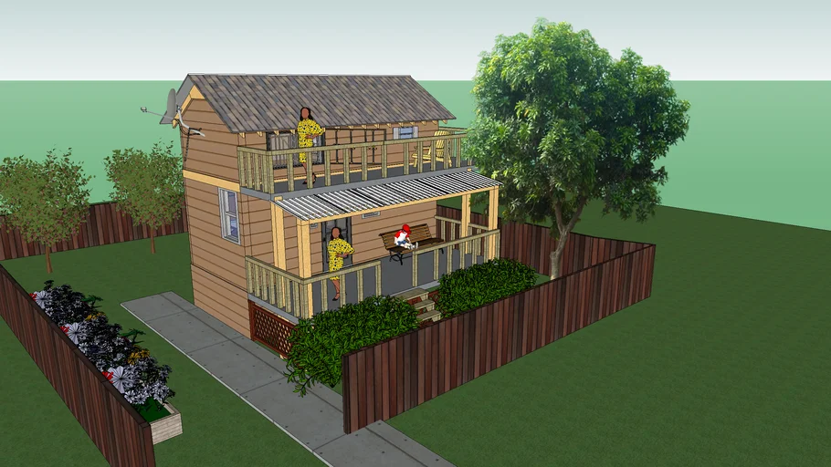 Tiny house with basement