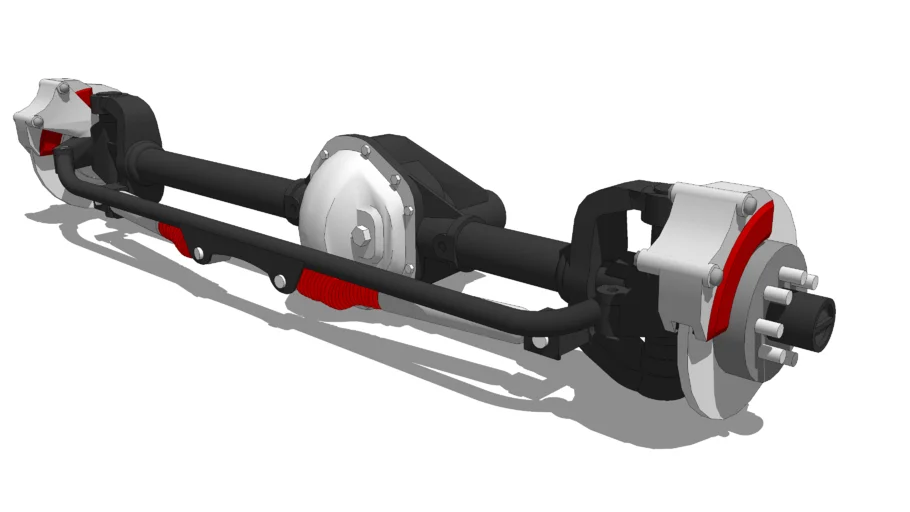 DANA 60 axle w/ dual steering stablelizers