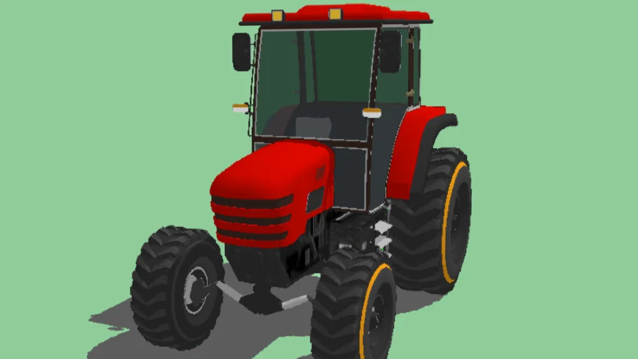 TRACTOR VEHICLE 3D MODEL FREE AND MORE
