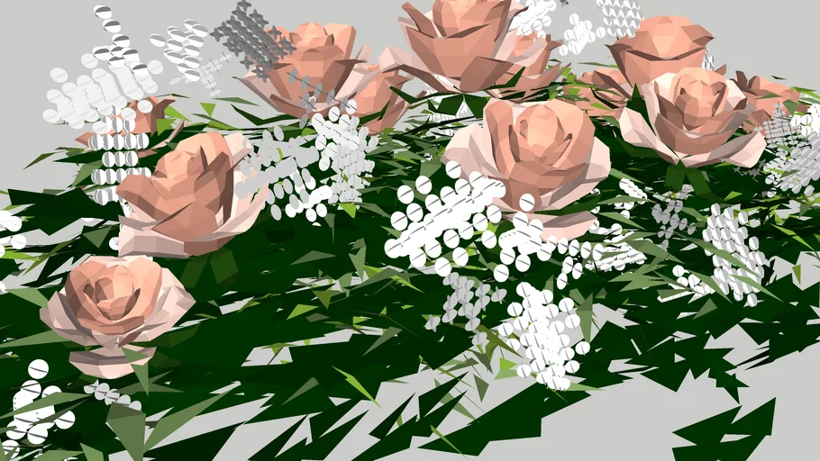 3d flower arrangement