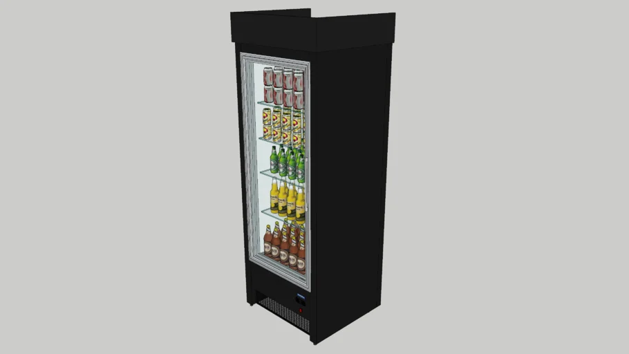 GELADEIRA EXPOSITORA CRISTAL BEBIDAS 1 PORTA