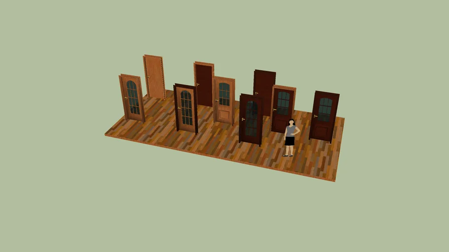 PORTAS TIPO COLONIAL 