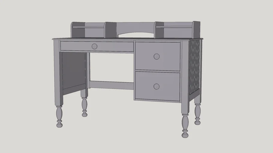 Pottery Barn Charcoal desk