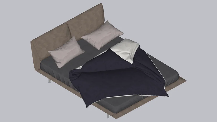 Cama com cabeceira
