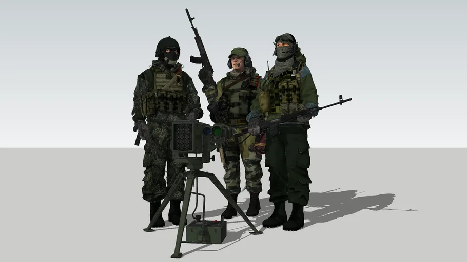 Russian Army CS42 Metal Storm Grapeshot Explosives Set 01