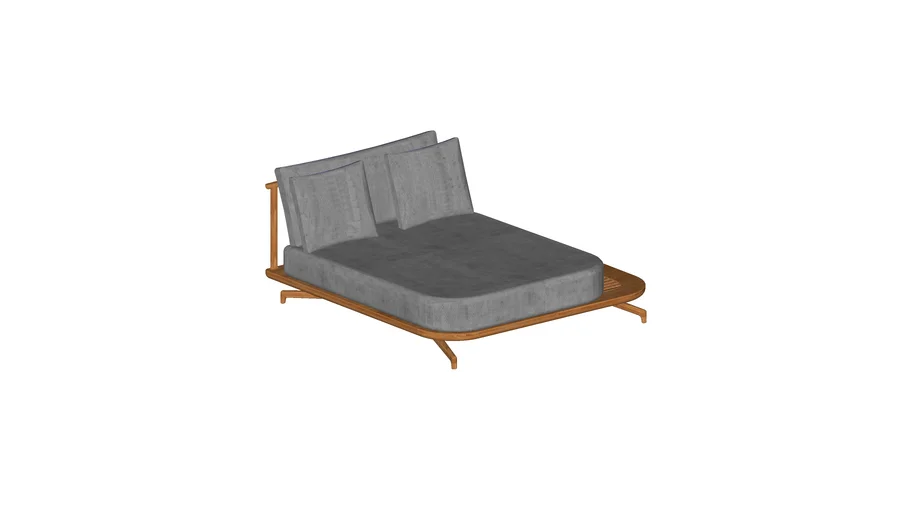Chaise Zoe com Mesa Lateral - Marê Mobília