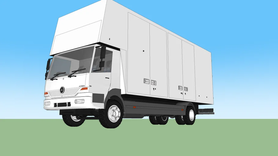 Mercedes-Benz Atego 2002 818 7.5t Removal Lorry