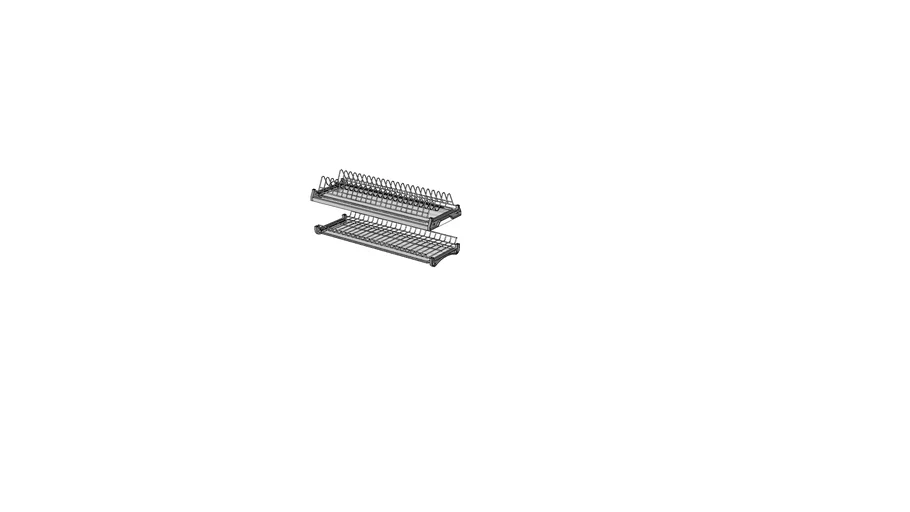 Aluminium Dish Rack | 3D Warehouse