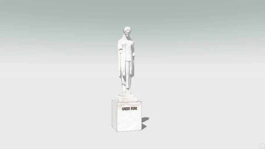 Greek Kore Sculpture