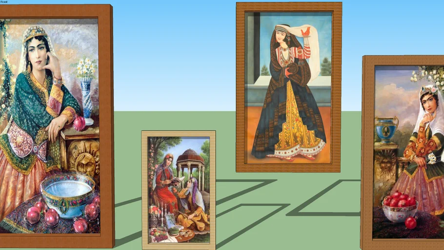 Persian Women Traditional Painting