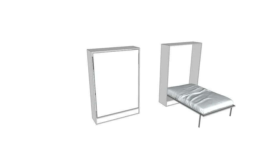 Foldable wall bed - Cama dobravel