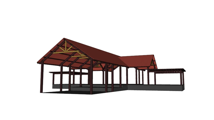 Gable - 120' x 112' - Double Tree Cross Gable