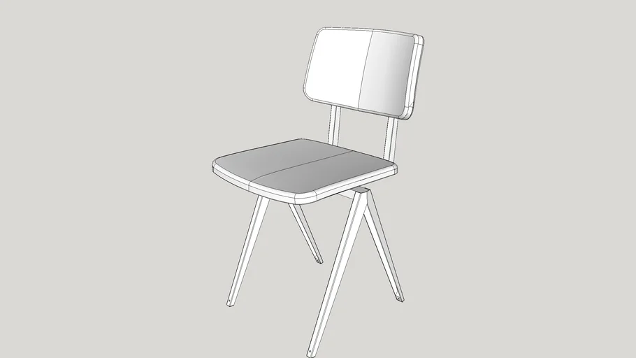Galvanitas S16 chair upholstered