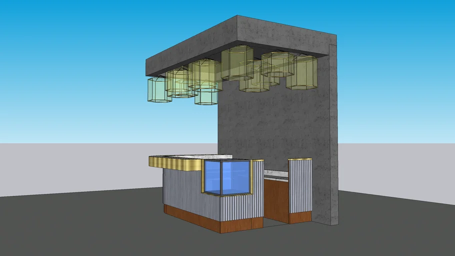 Banko, cafe bar counter
