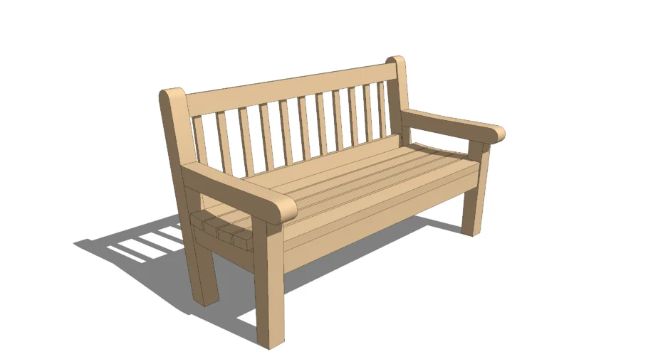 Wooden Bench