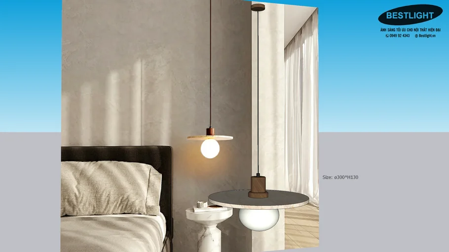 [D7746] Đèn Thả Trần Phong Cách Wabi Sabi - D7746 Wabi Sabi Pendant Light
