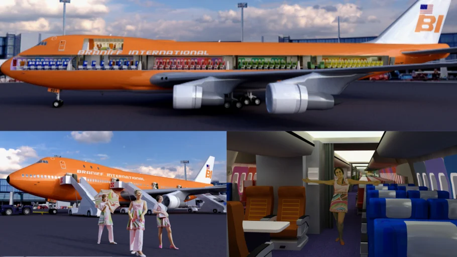 BRANIFF INTERNATIONAL (1971) Boeing 747-127 'THE GREAT