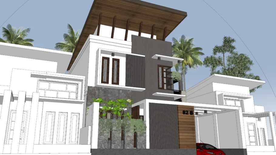 house of tropical modern