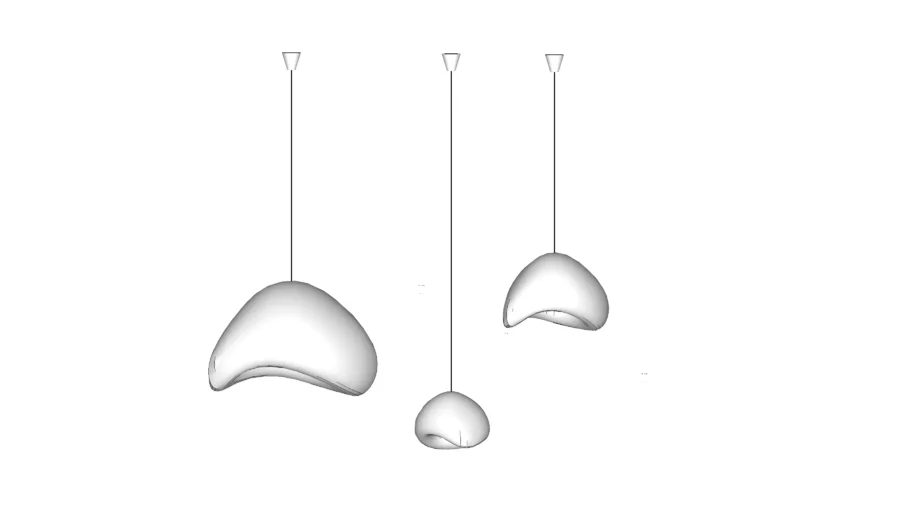 Luminária Pendente Moderna Minimalista Iris