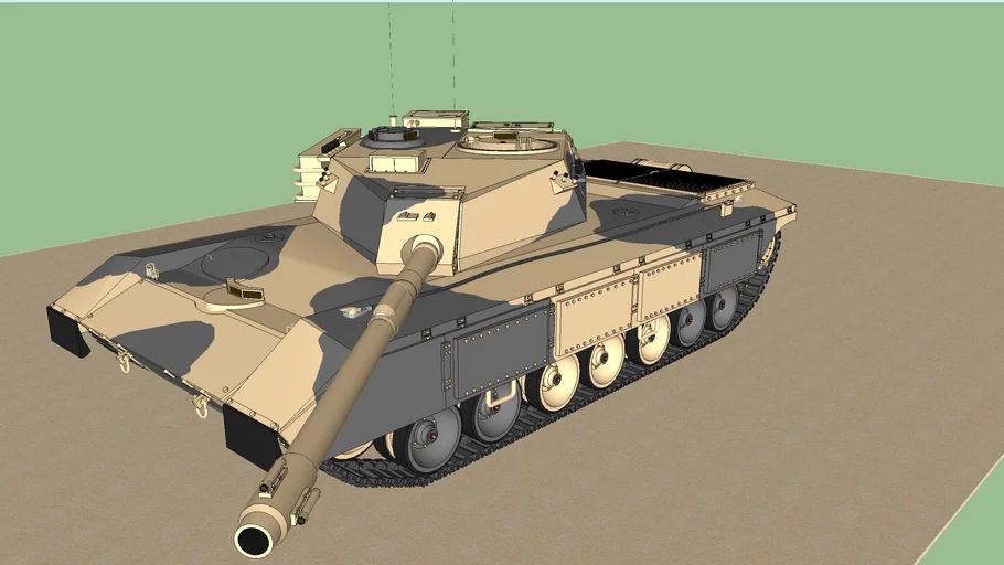 Tank MBT Prototype(Desert Camouflage).