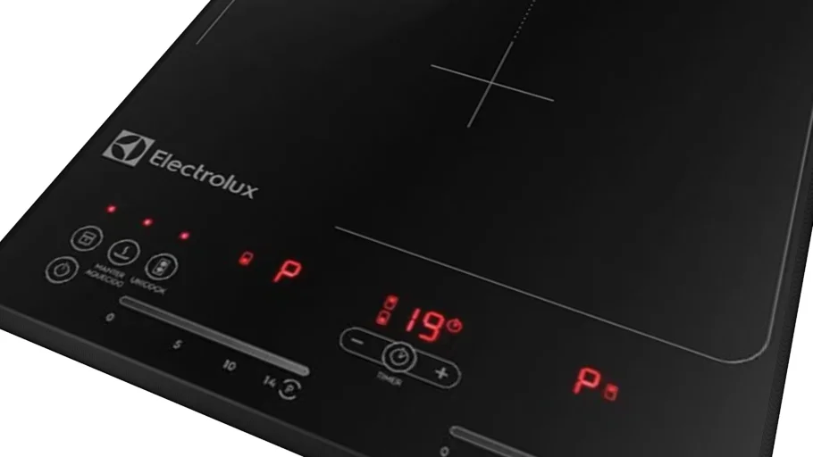 Cooktop 2 Bocas de Indução Electrolux com Unicook e Painel Touch (IC30)