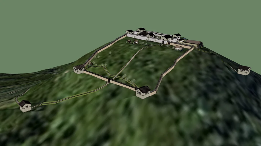 Piatra Rosie Dacian Fortress v1