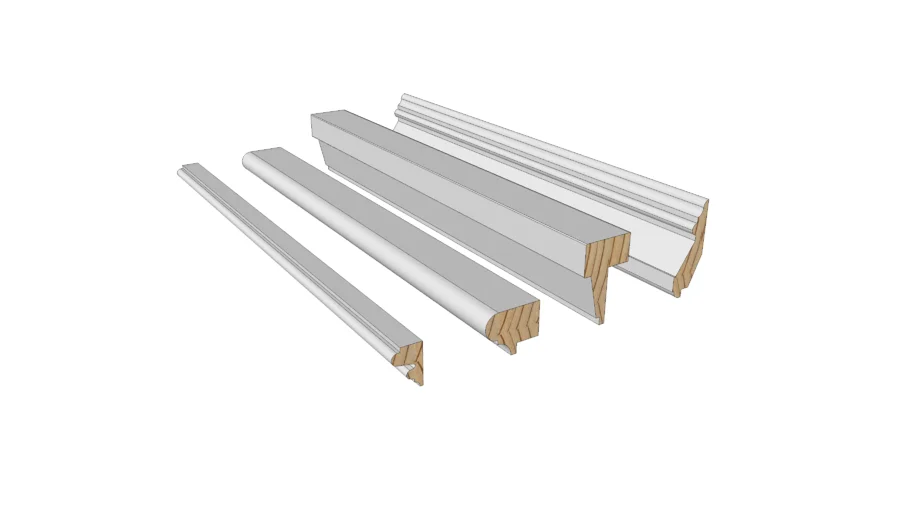 WindsorONE Wainscot Caps & Federal Panel Molding