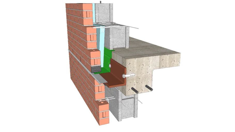 01.501 Brick & Block Cavity Wall Relieving Angle 1