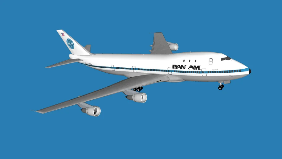 Pan Am - Boeing 747-121 - N736PA - 1970 (happy US independence day!)